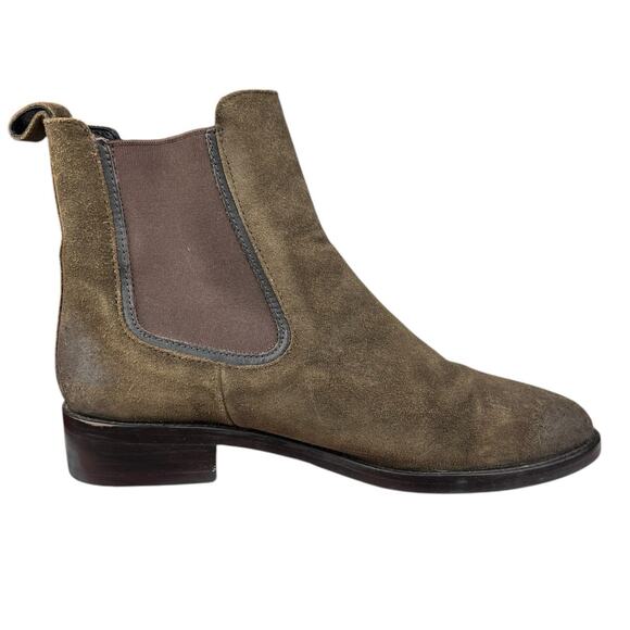 Thursday Women’s Duchess Dark Olive Suede Chelsea Boot Size US 9 - Picture 4 of 10